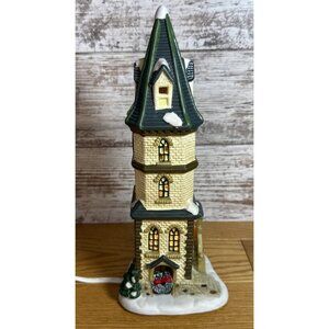 St Nicholas Square Village - Clock Tower - 1998 - With Box, Cord & Bulb
